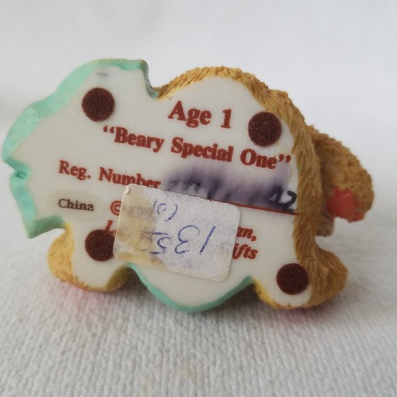 Vintage 1992 P.Hillman Cherished Teddies Birthday Bears Lot of 3, Baby thru 2 - Picture 15 of 15